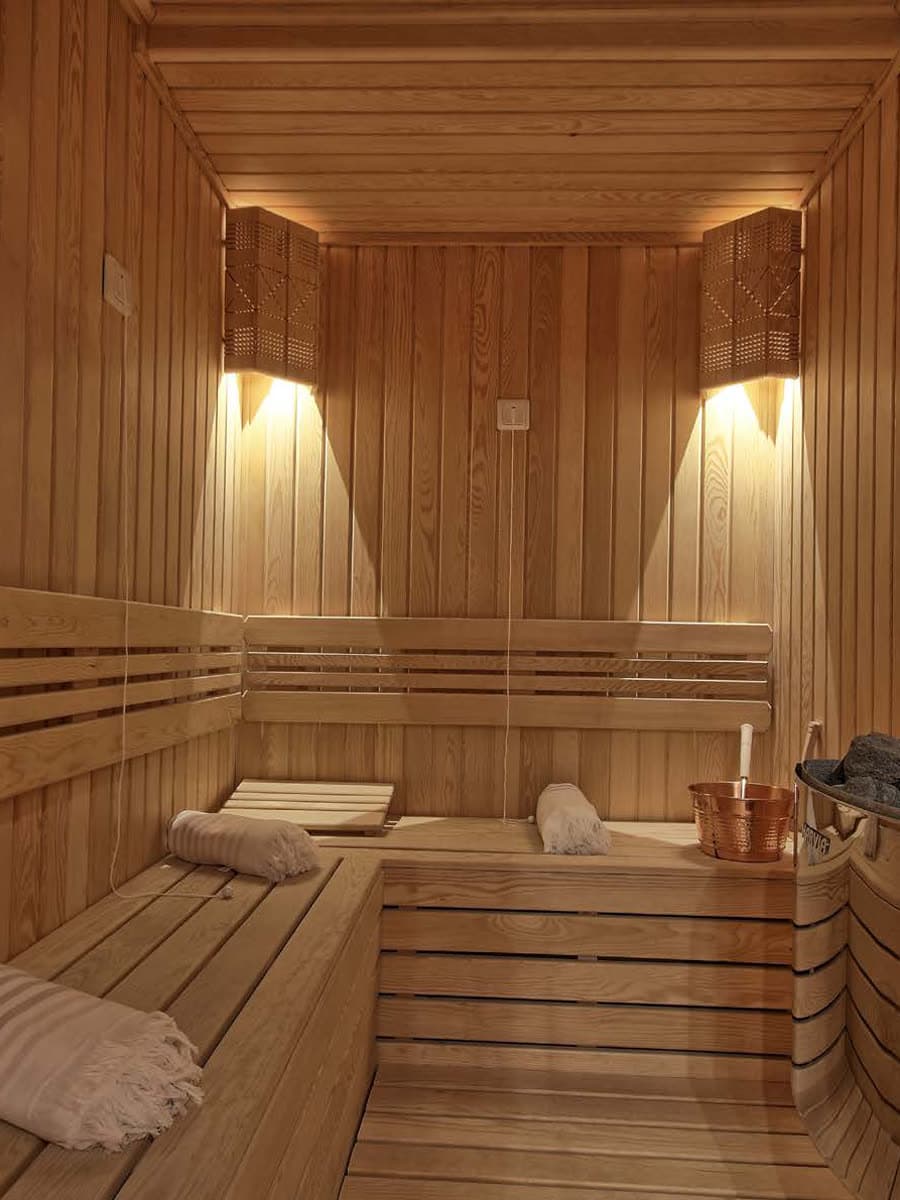 The timber sauna