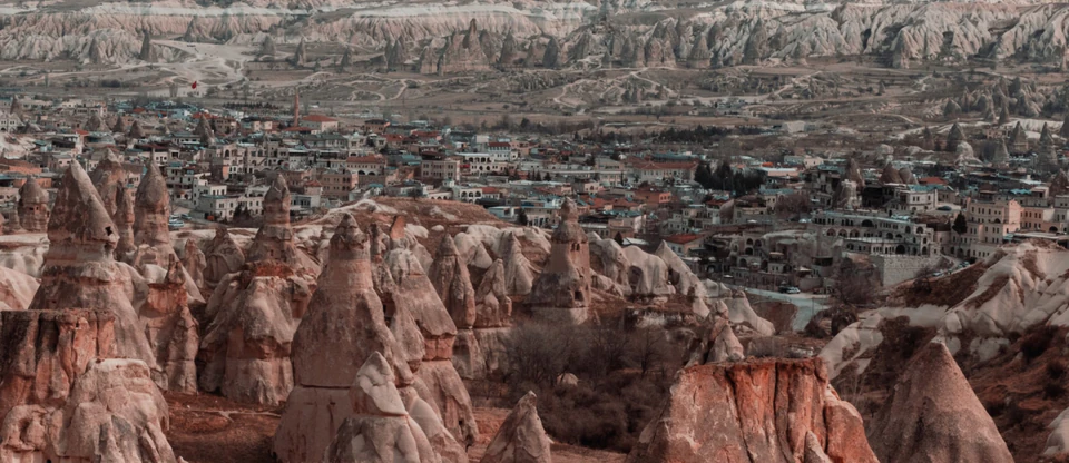 Rock-carved churches and fairy chimneys of Goreme and Zelve