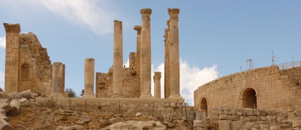 The lone remaining column of the Temple of Artemis at Ephesus