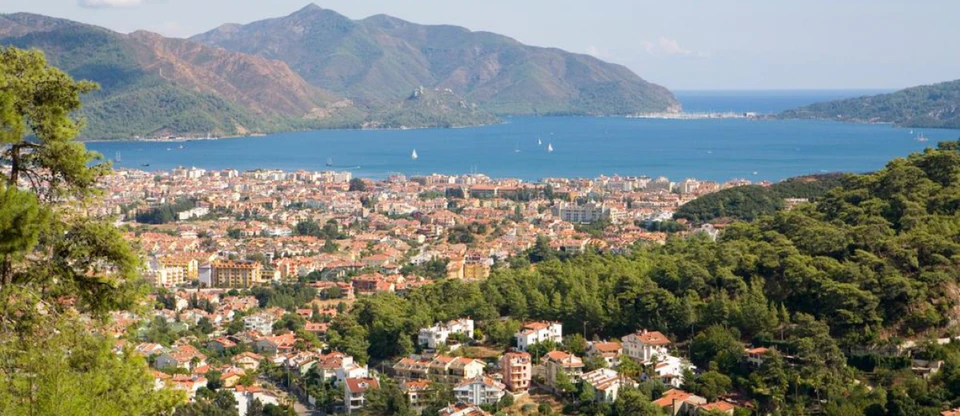 Marmaris Castle above the old town's winding alleys